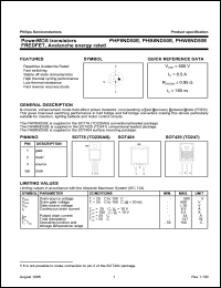 PHP8ND50E datasheet: PowerMOS transistor. FREDFET, avalanche energy rated. PHP8ND50E