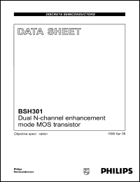 BSH301 datasheet: Dual N-channel enhancement mode MOS transistor. BSH301