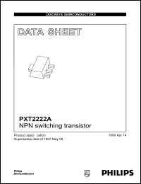PXT2222A datasheet: NPN switching transistor. PXT2222A