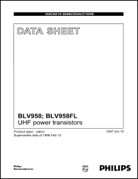 BLV958FL datasheet: UNF power ransistor. BLV958FL