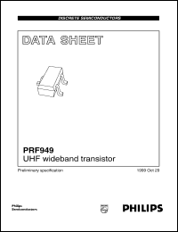 PRF949 datasheet: UNF wideband transistor. PRF949