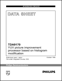 TDA9170 datasheet: YUV picture improvement processor based on histogram modification. TDA9170