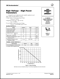 2N5631 datasheet: NPN transistor for use high power audio amplifier, 140V, 16A 2N5631