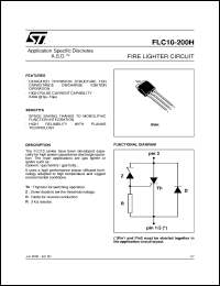 FLC10-200H datasheet: FIRE LIGHTER CIRCUIT - (ASD) FLC10-200H