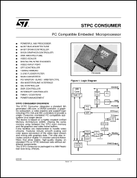STPCC01 datasheet: STPC CONSUMER DATASHEET / PC COMPATIBLE EMBEDED MICROPROCESSOR STPCC01