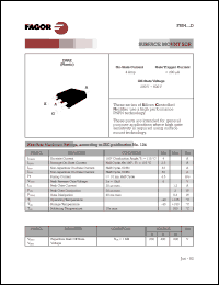 FS0402DD datasheet: 400 V, surface mount SCR FS0402DD