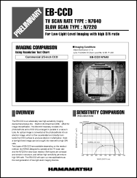 N7220 datasheet: EB-CCD; slow scan type:N7220 N7220