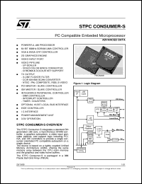 STPCC03 datasheet: STPC CONSUMER-S DATASHEET/ PC COMPATIBLE EMBEDDED MICROPROCESSOR STPCC03