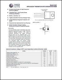 BULD125KC datasheet: 600 V, NPN silicon transistor with integrated diode BULD125KC