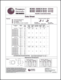 MDL35050 datasheet: 50 V, 35 A, rectifier automotive diode MDL35050