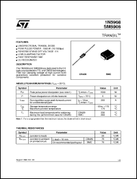 SM5908 datasheet: TRANSIL SM5908