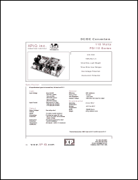 PD110-14MA datasheet: DC/DC converter. Maximum output power 110 W. Output #1: Vnom 24V,  Imin 0.0A, Imax 4.5A. PD110-14MA