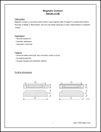 LC-66 datasheet: Magnetic contact. LC-66