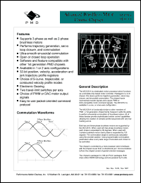 MC1231A datasheet: 4.75-5.25V; advanced brushless motor control chipset MC1231A