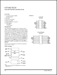 UT54ACTS220 datasheet: Clock and wait-state generation circuit. UT54ACTS220