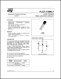 FLC21-135A datasheet: LOW POWER FIRE LIGHTER CIRCUIT FLC21-135A