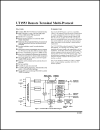 UT1553RTMP datasheet: Remote terminal multi-protocol. UT1553RTMP