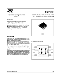 LCP1521 datasheet: SLIC PROTECTION LCP1521
