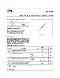 1N5821 datasheet: LOW DROP POWER SCHOTTKY RECTIFIER 1N5821