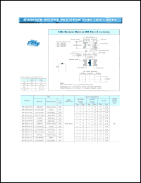 BR-HG033-05V datasheet: Yellow green, 5 V, Surface mount resistor chip LED lamp BR-HG033-05V