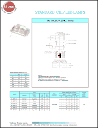 BL-HH037A datasheet: Bright red, 30 mA, standard chip LED lamp BL-HH037A