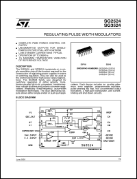 SG2524N datasheet: REGULATING PULSE WIDTH MODULATORS SG2524N