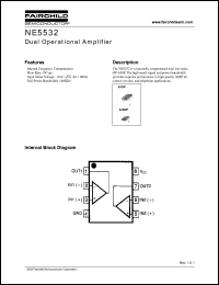 NE5532N datasheet: Dual operational amplifier NE5532N