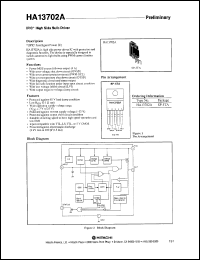 HA13702A datasheet: IPIC high side bulb driver HA13702A