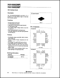 HA16682MP datasheet: 7 V, HDD interface circuit HA16682MP