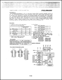 TC514400AJ-80 datasheet: 80 ns, 4-bit generation dynamic RAM TC514400AJ-80