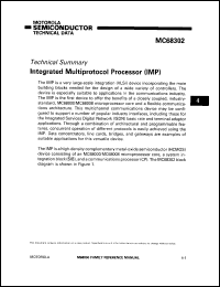 MC68302IRC datasheet: Integrated multiprotocol processor (IPM). MC68302IRC