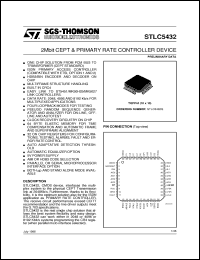 STLC5432 datasheet: 2MBIT CEPT & PRIMARY RATE CONTROLLER DEVICE STLC5432