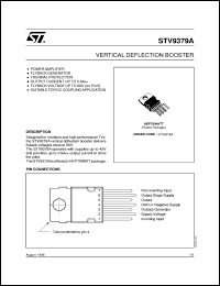 STV9379A datasheet: VERTICAL DEFLECTION BOOSTER STV9379A