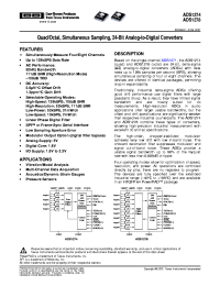 ADS1274IPAPR
 datasheet: Quad, 128kHz, Simultaneous Sampling 24-Bit Delta Sigma ADC ADS1274IPAPR
