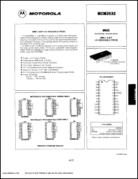 MCM2532 datasheet: 4096x8-bit UV erasable PROM MCM2532