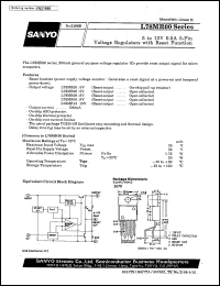 L78MR06 datasheet: Voltage regulator with reset function, with output voltage 6 V. L78MR06