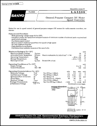 LA5588 datasheet: General-purpose compact DC motor speed controller LA5588