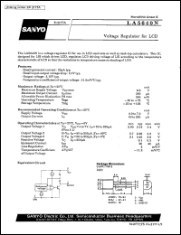 LA5640N datasheet: Voltage regulator for LCD LA5640N