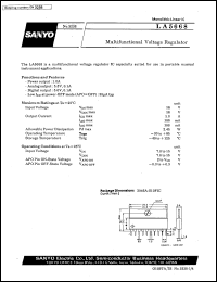 LA5668 datasheet: Multifunctional voltage regulator LA5668