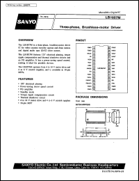 LB1857M datasheet: 3-phase brushless motor driver LB1857M