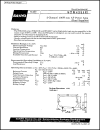 STK4231II datasheet: 2-channel 100W min AF power amp (dual supplies) STK4231II