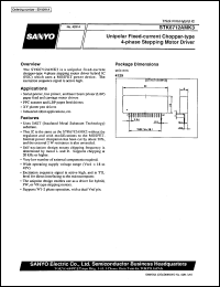 STK6712AMK3 datasheet: Unipolar fixed-current chopper-type 4-phase stepping motor driver STK6712AMK3