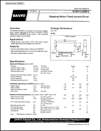 STK6713AMK3 datasheet: Stepping motor fixed-current driver STK6713AMK3