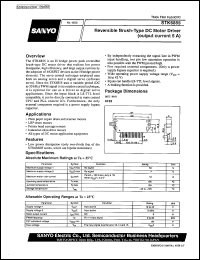 STK6855 datasheet: Reversible brush-type DC motor driver (output current 5A) STK6855