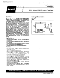 STK733C datasheet: 24 V signal output MOS chopper regulator STK733C