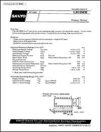 LB1256M datasheet: Printer driver LB1256M