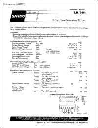 LB1258 datasheet: 7-unit, low-saturation driver LB1258