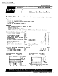LB1265M datasheet: 8-channel low-saturation driver LB1265M