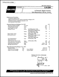 LB1268 datasheet: 3-channel, high-current low-saturation driver array LB1268