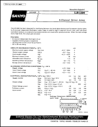 LB1290 datasheet: 8-channel driver array LB1290